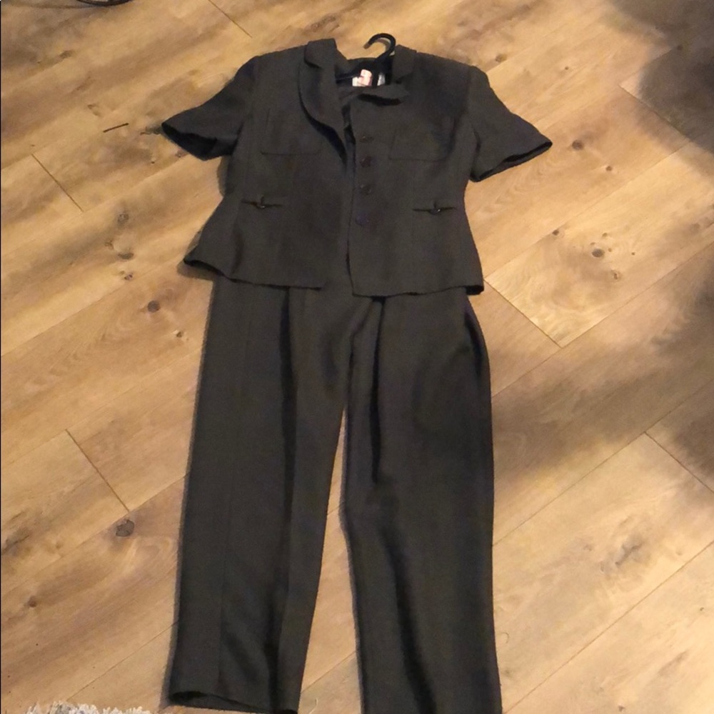 Olive Green Women’s Pantsuit